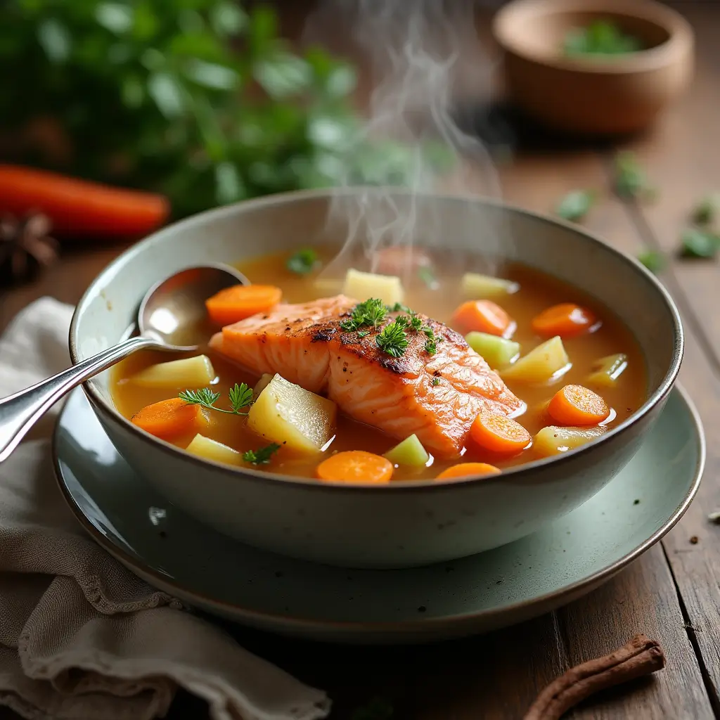 Salmon stew recipe