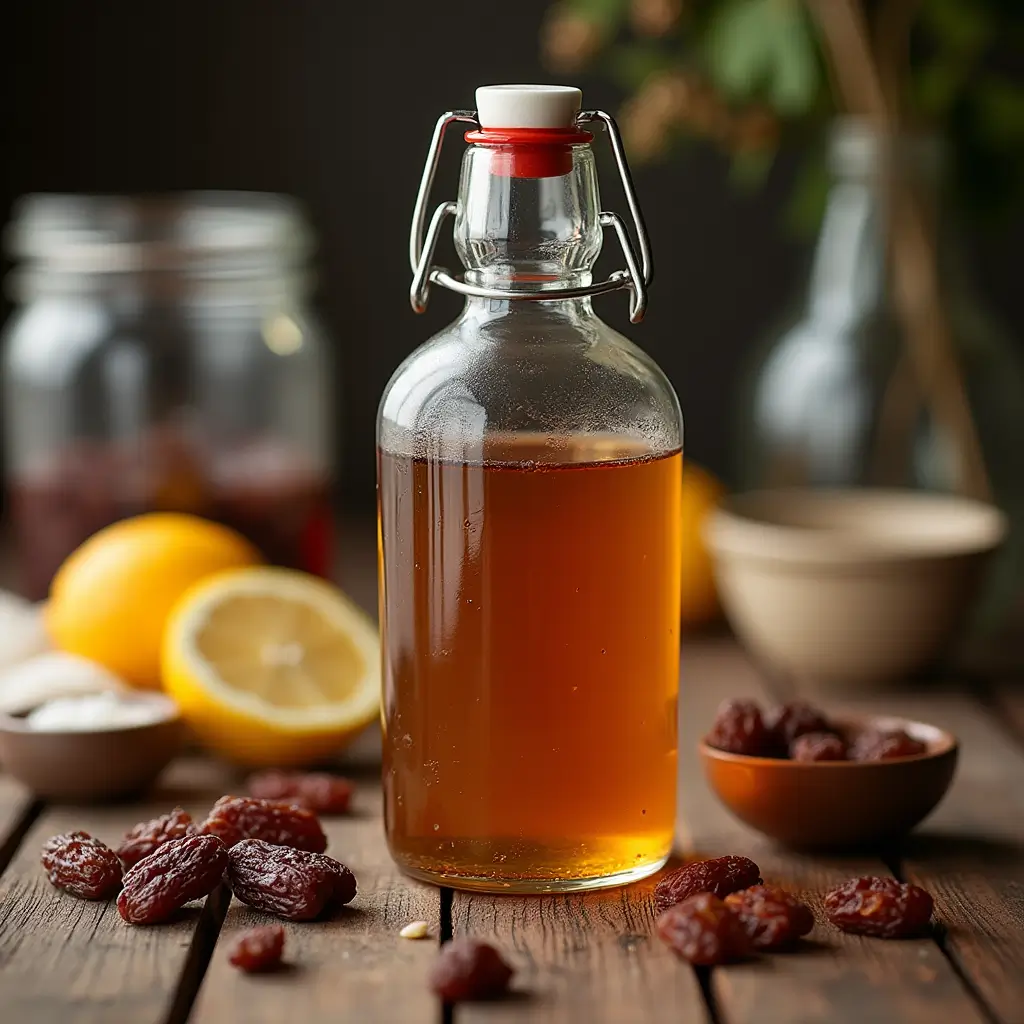 Old fashioned raisin wine