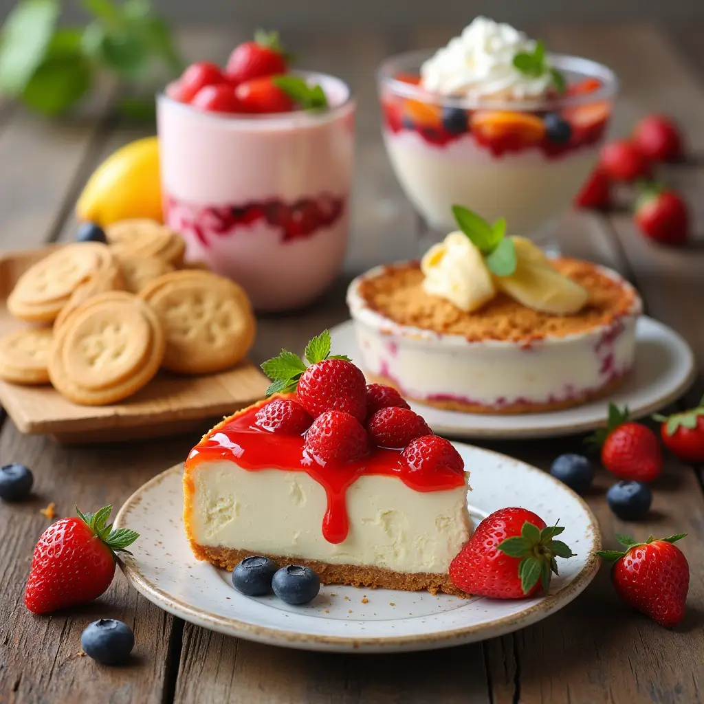 Dairy and fruit desserts